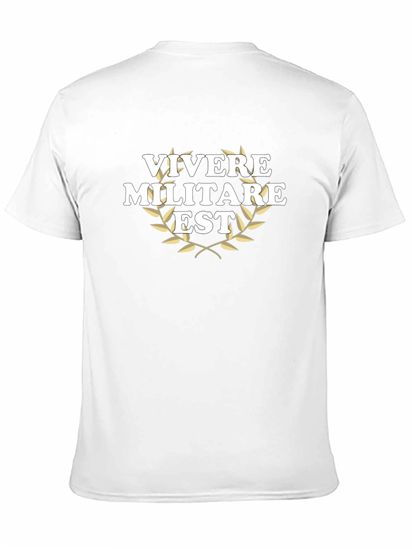 Vivere Militare Est T-Shirt - Roman Philosophy Tee