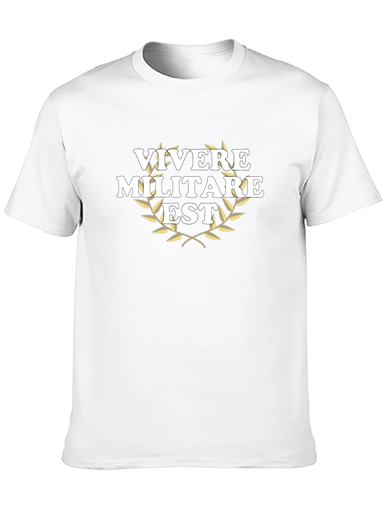Vivere Militare Est T-Shirt - Roman Philosophy Tee
