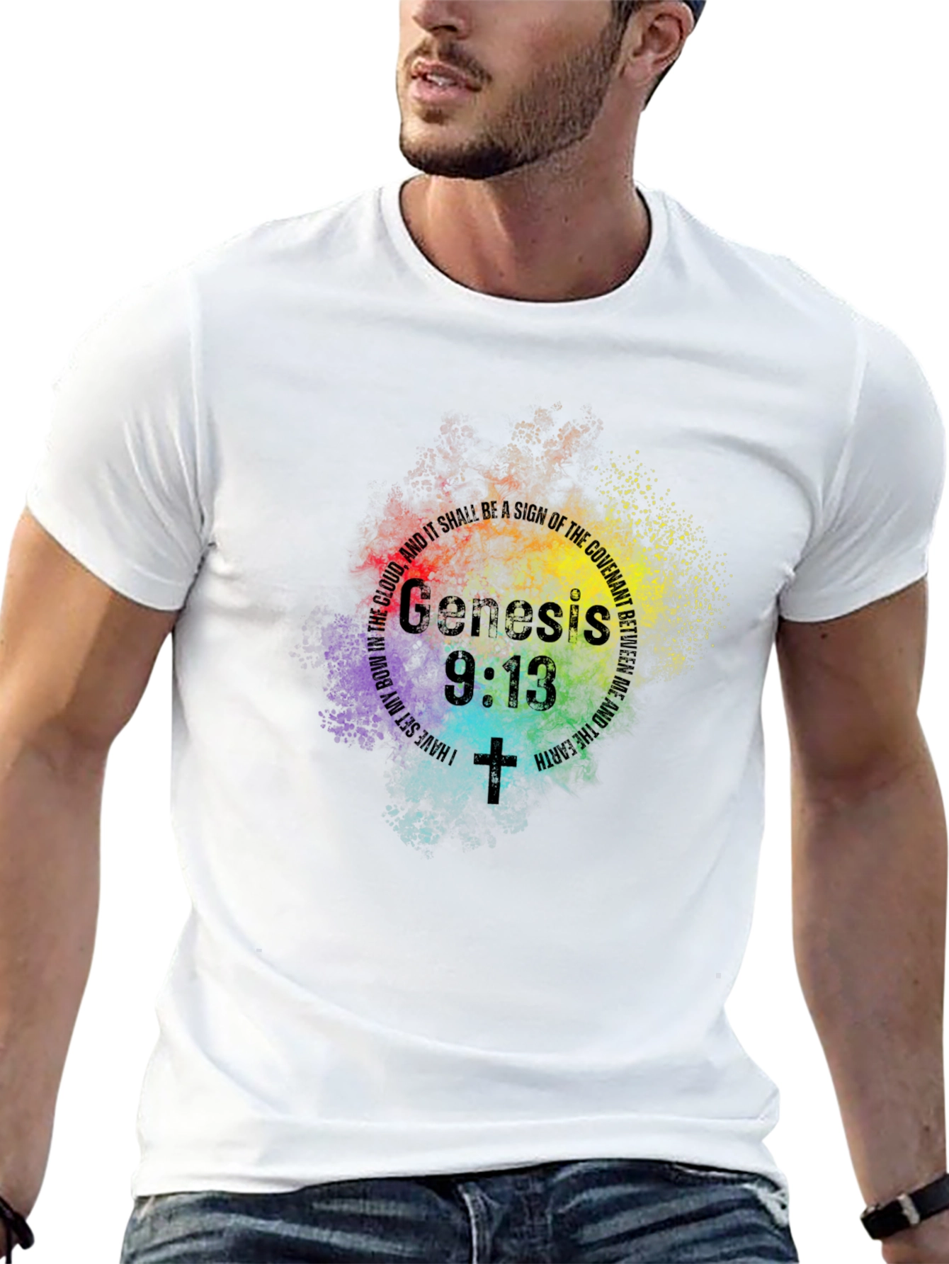 Genesis 9:13 Rainbow T-Shirt