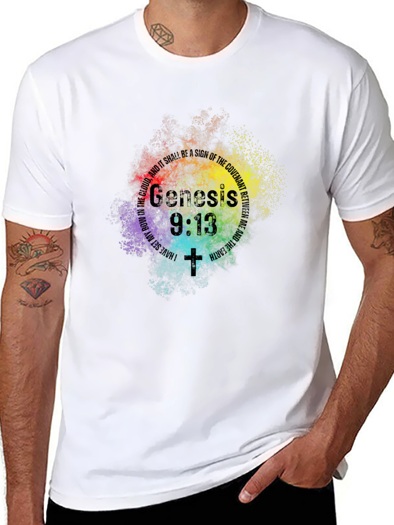Genesis 9:13 Rainbow T-Shirt