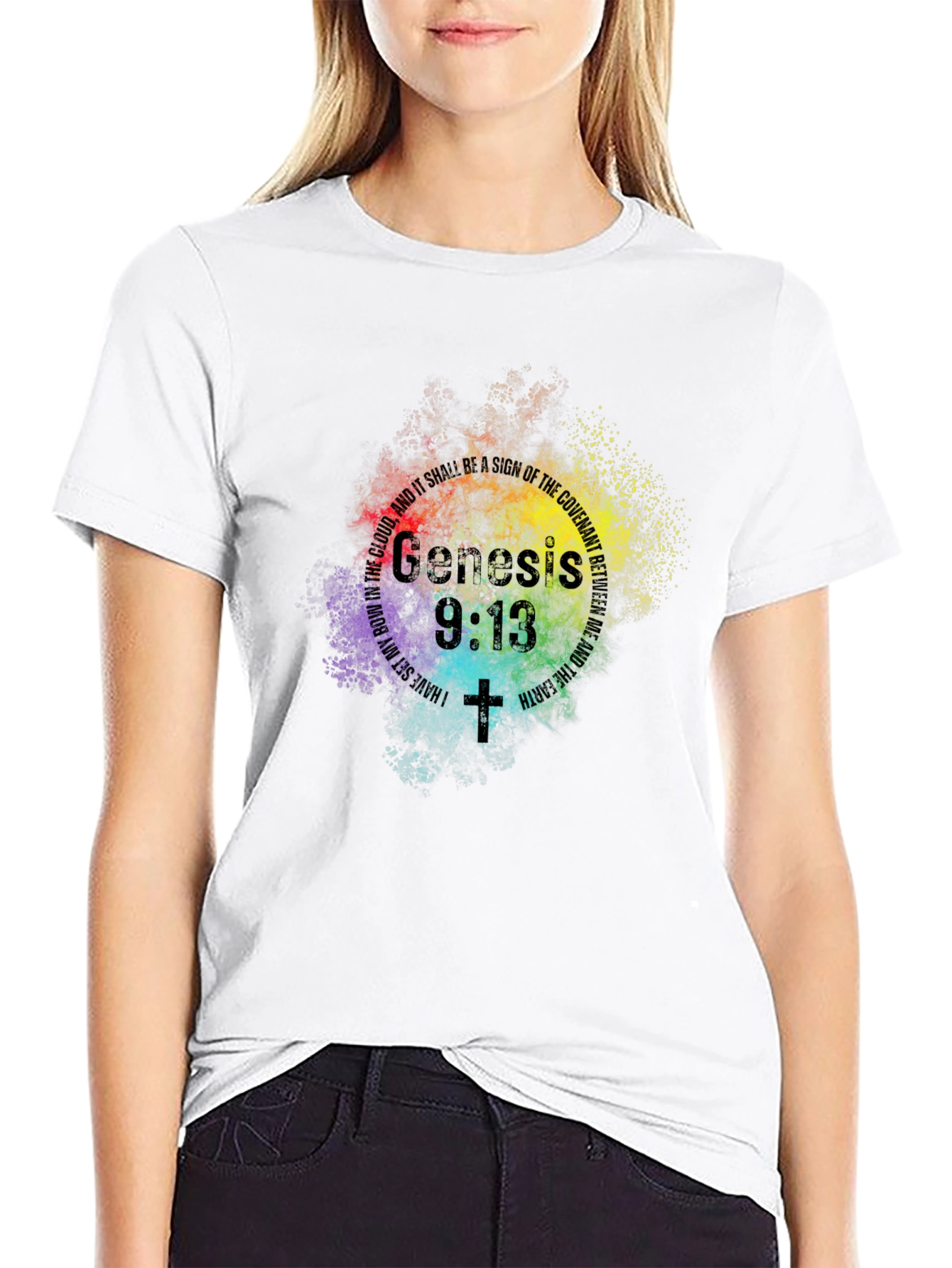 Genesis 9:13 Rainbow T-Shirt