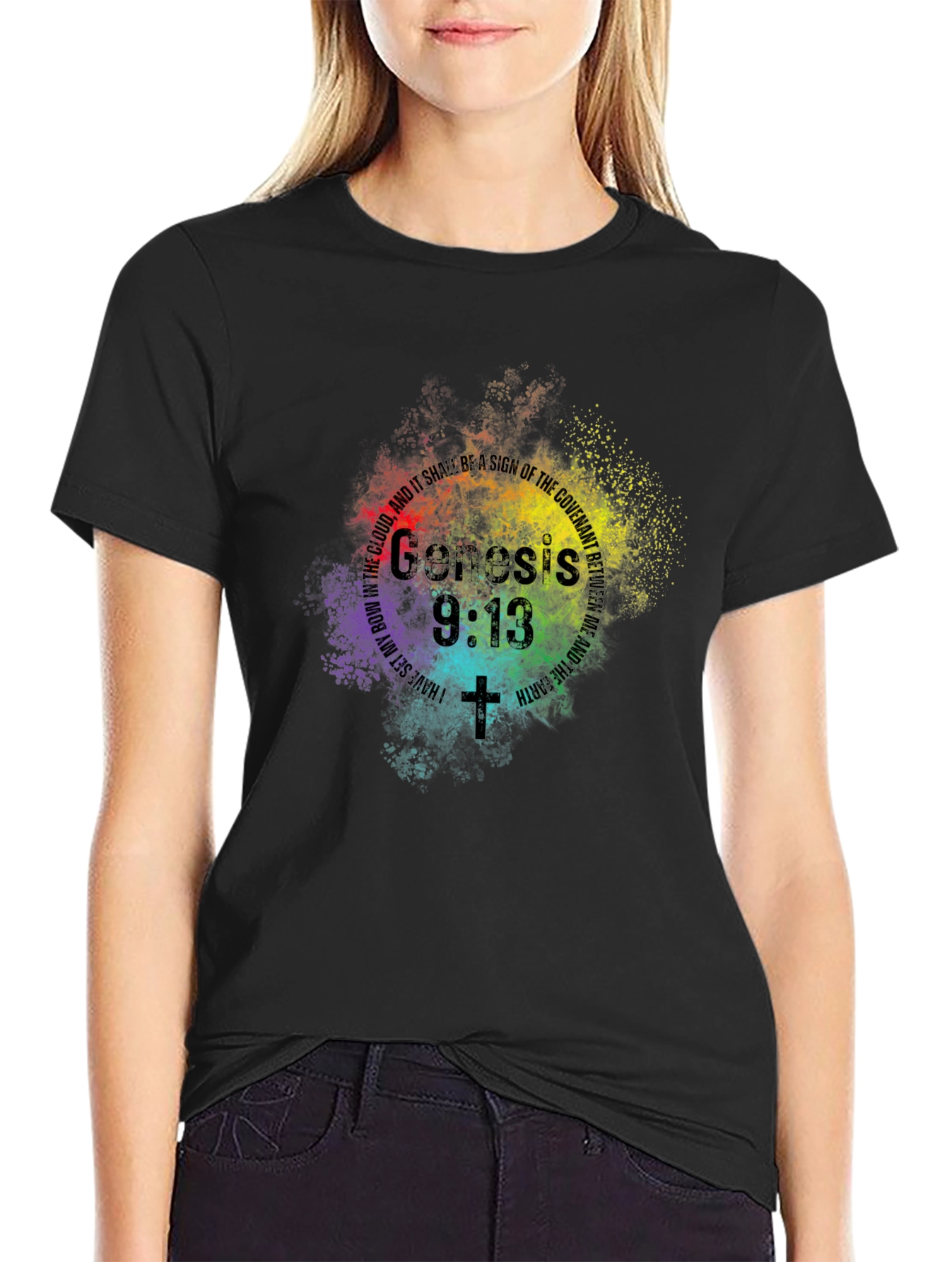 Genesis 9:13 Rainbow T-Shirt