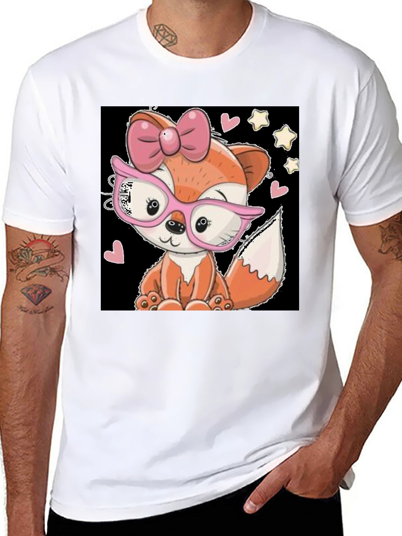 Cute Cartoon Fox T-Shirt