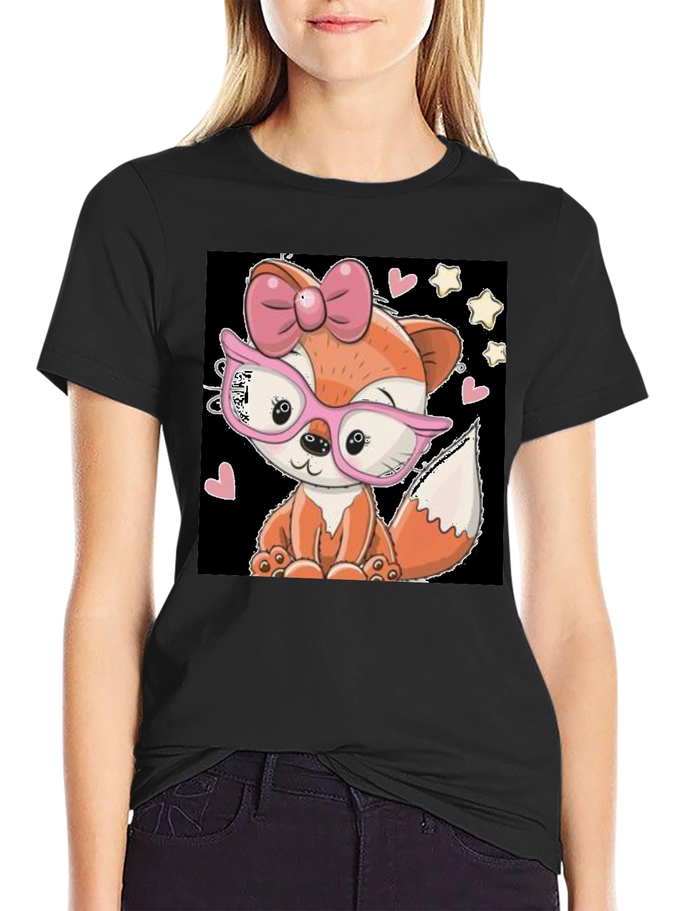 Cute Cartoon Fox T-Shirt