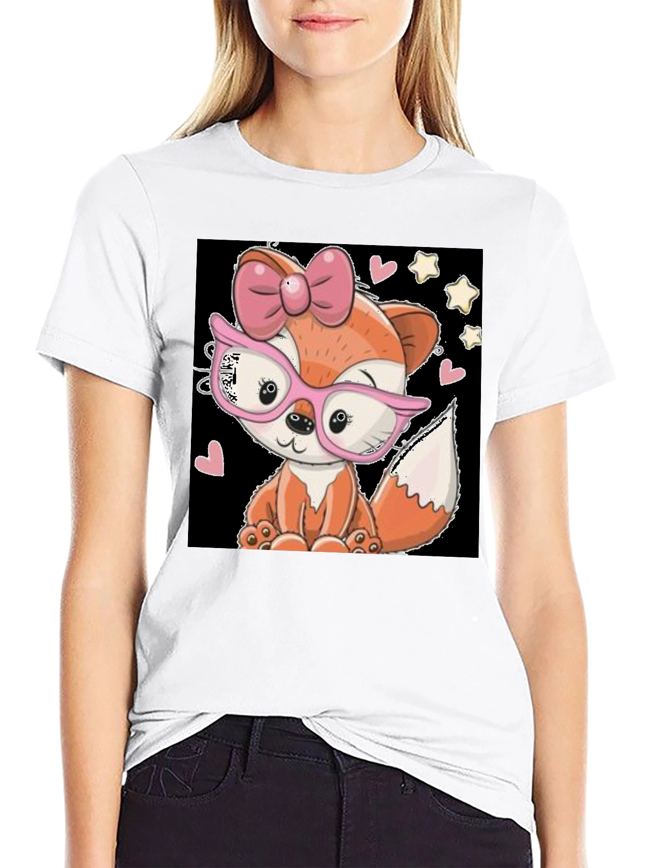 Cute Cartoon Fox T-Shirt