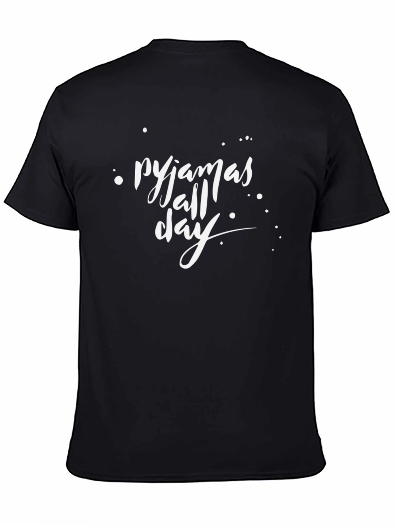 Pajamas All Day Black T-Shirt - Relaxed Fit