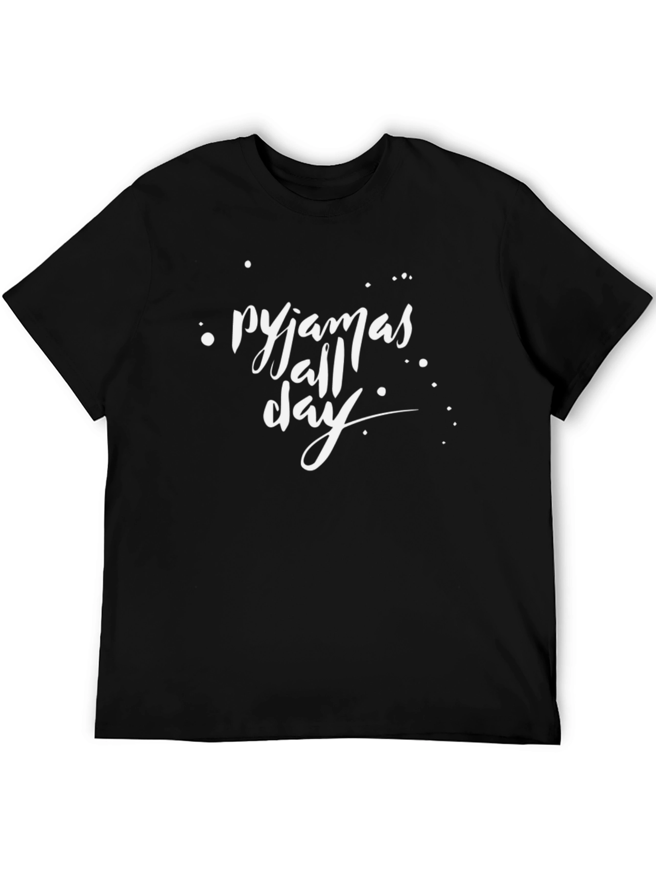 Pajamas All Day Black T-Shirt - Relaxed Fit