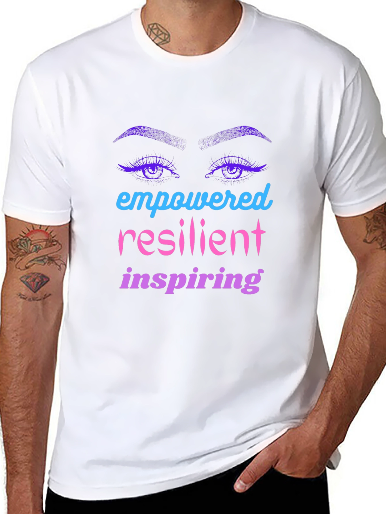 Empowered Resilient Inspiring Graphic T-Shirt