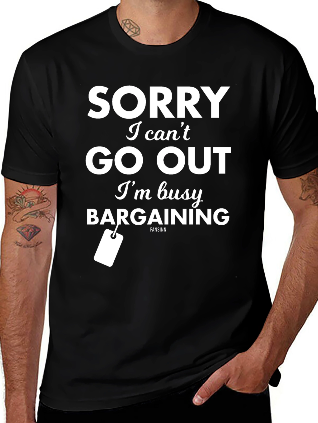 Funny Bargaining Graphic Tee Shirt