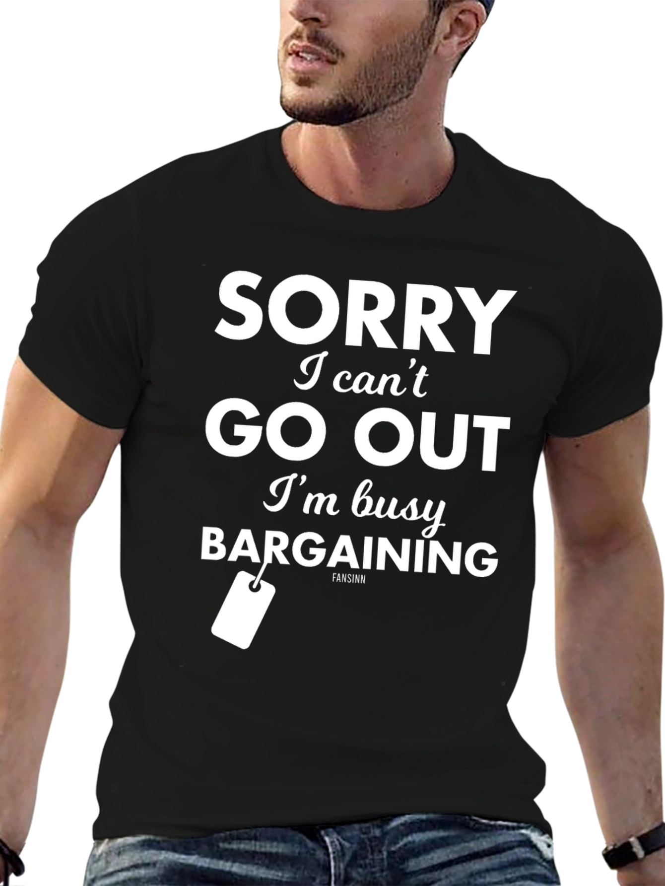 Funny Bargaining Graphic Tee Shirt