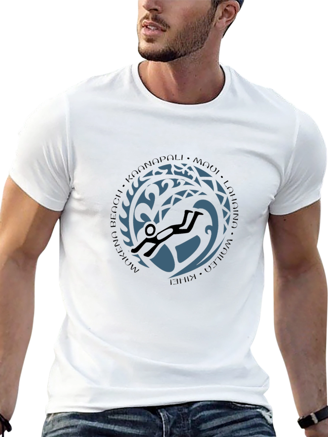 Maui Scuba Diving T-Shirt - Kaanapali Kihei Wailea