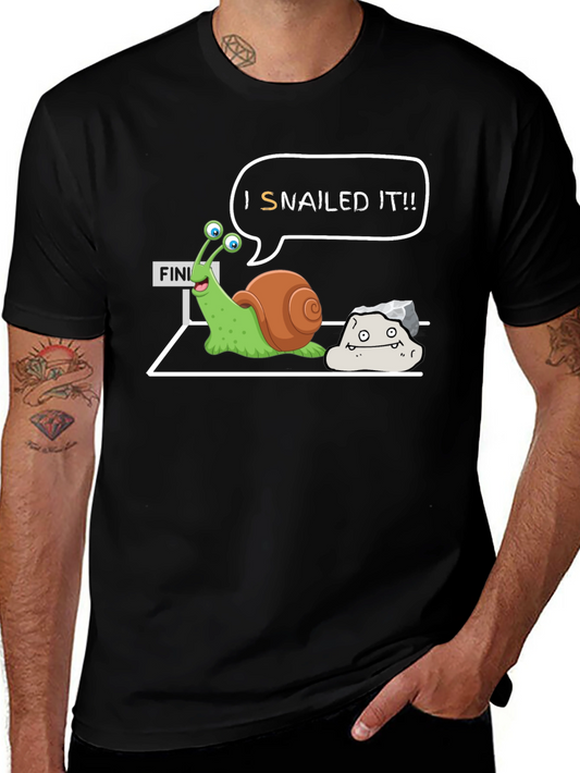 Snailed It! Funny Snail T-Shirt