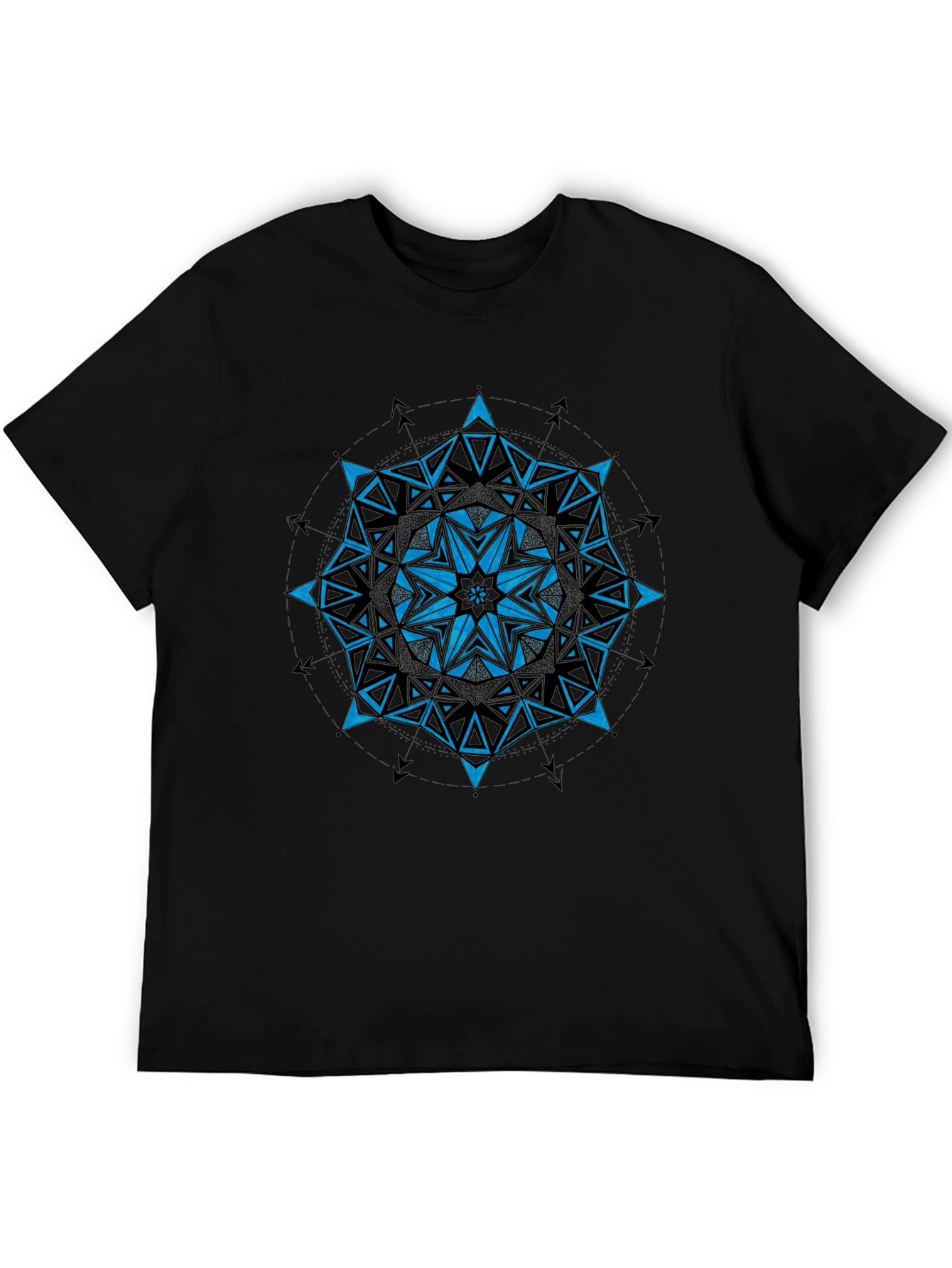 Geometric Mandala Graphic Print T-Shirt