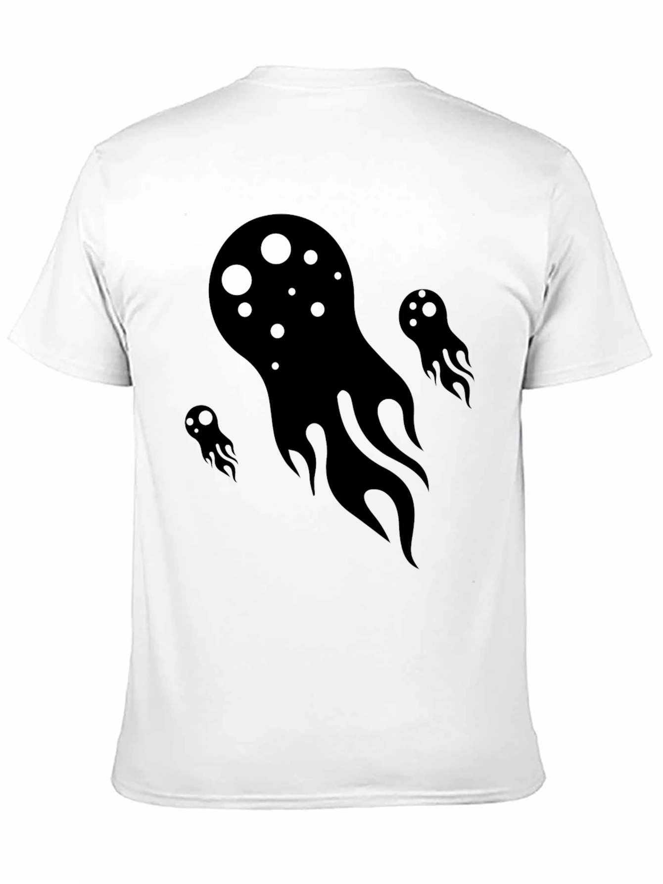 Mystic Flames Graphic Tee - Soft Cotton Black T-Shirt