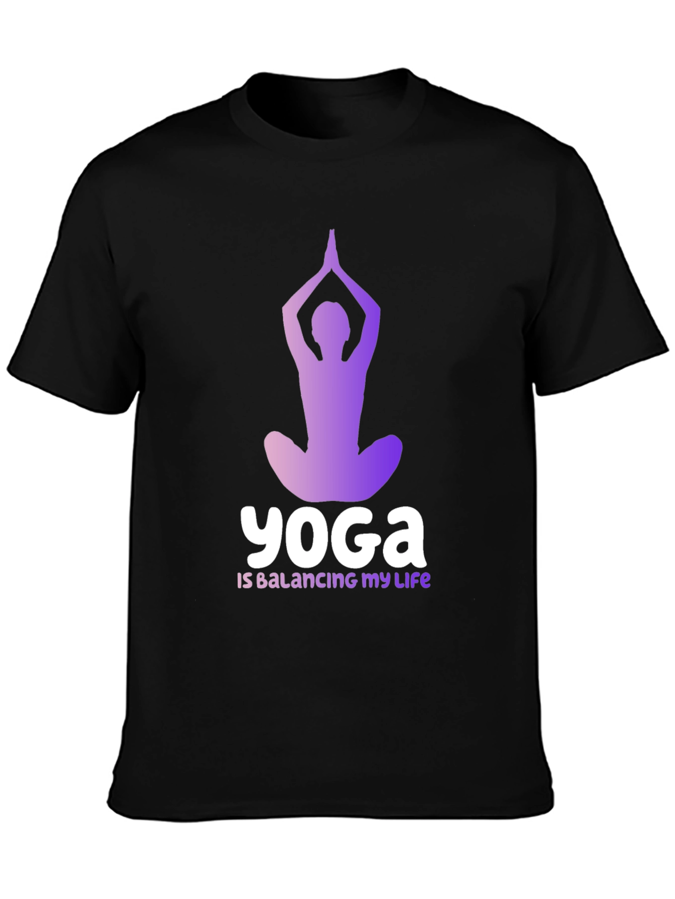 Yoga Balancing Life Graphic T-Shirt