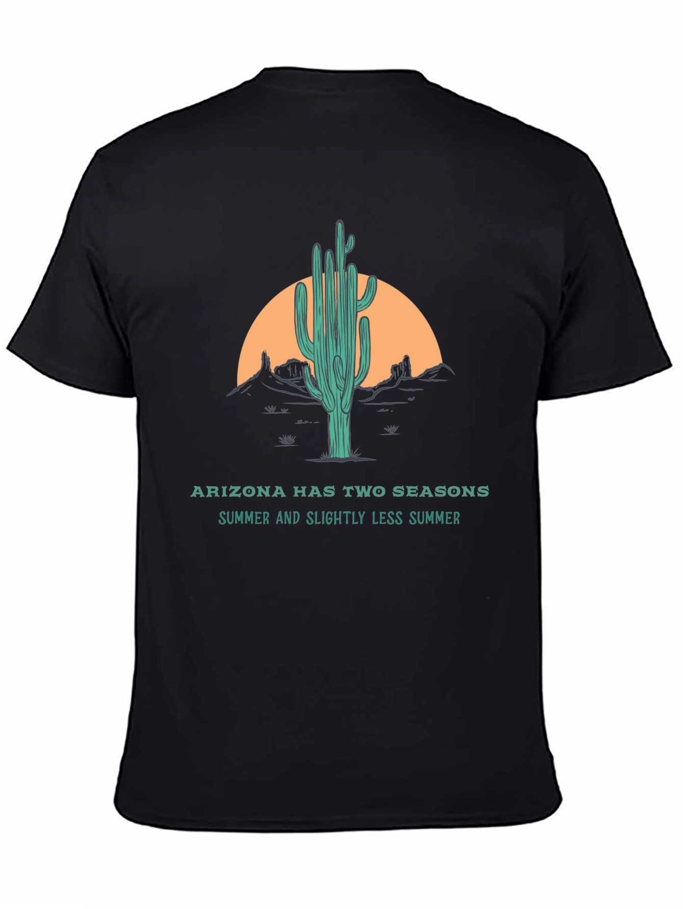 Arizona Two Seasons Graphic Tee - Summer Cactus Design