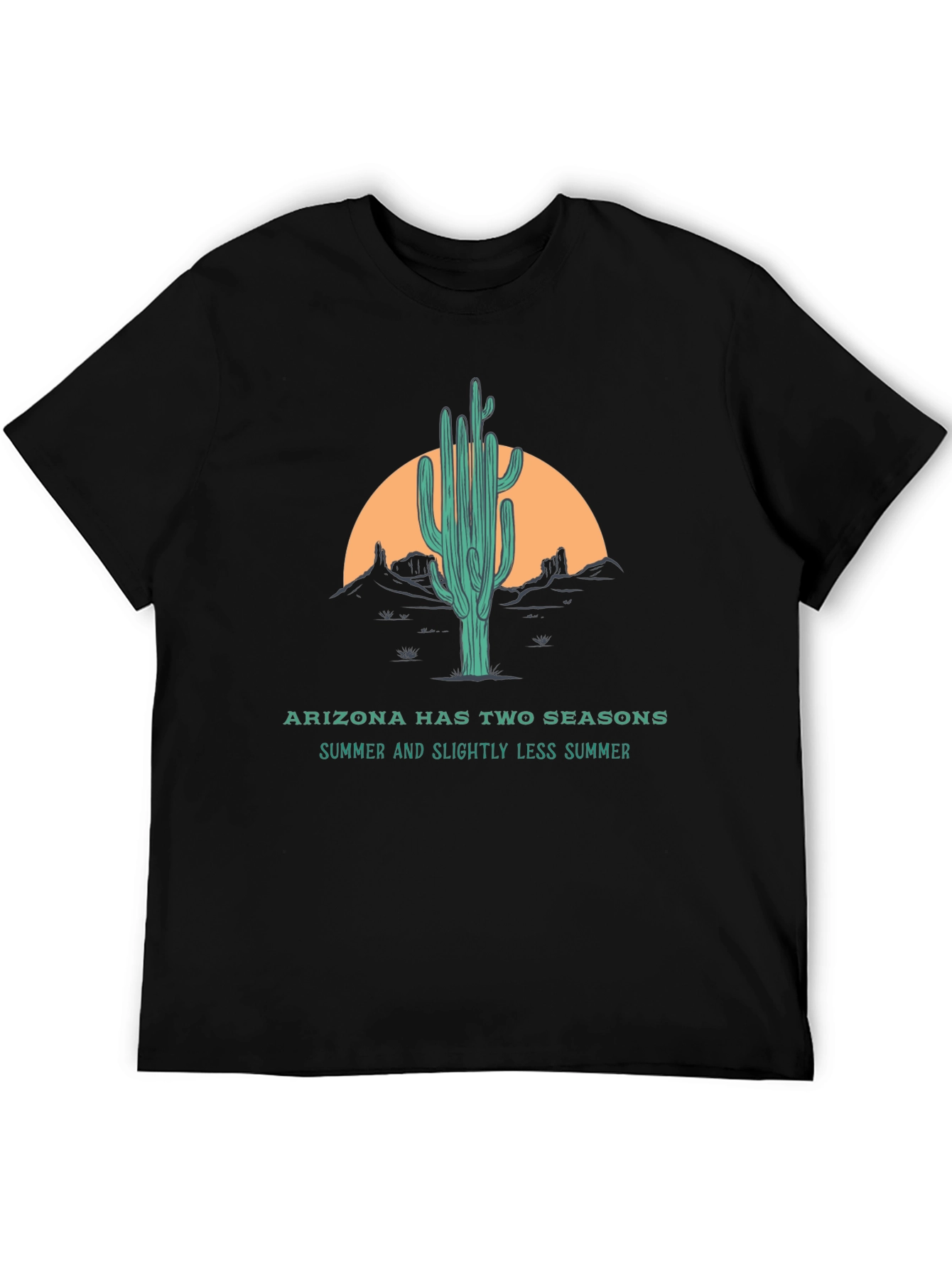 Arizona Two Seasons Graphic Tee - Summer Cactus Design