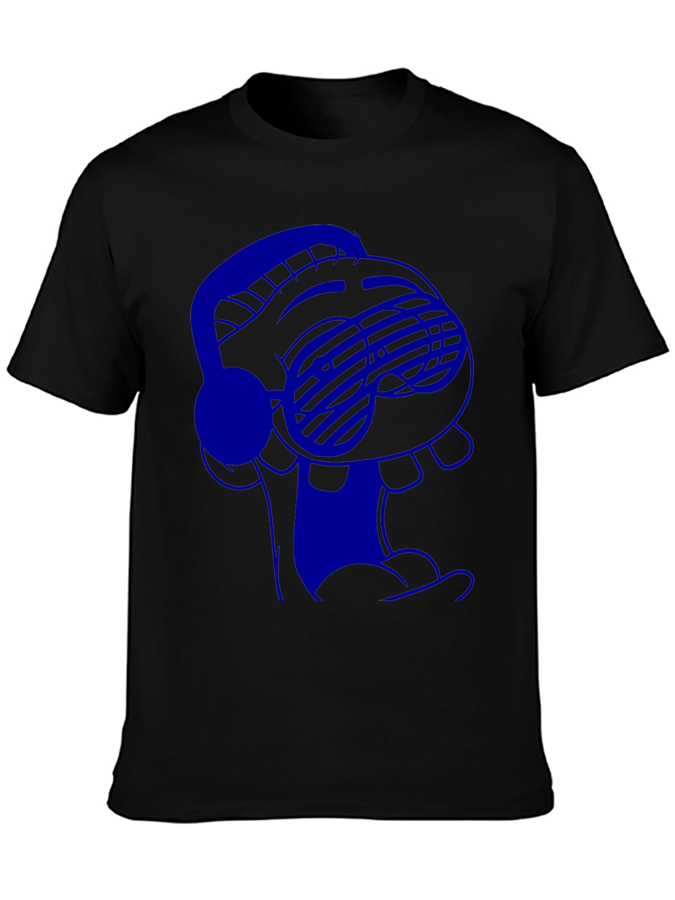 Cool Cartoon T-Shirt with Headphones and Sunglasses