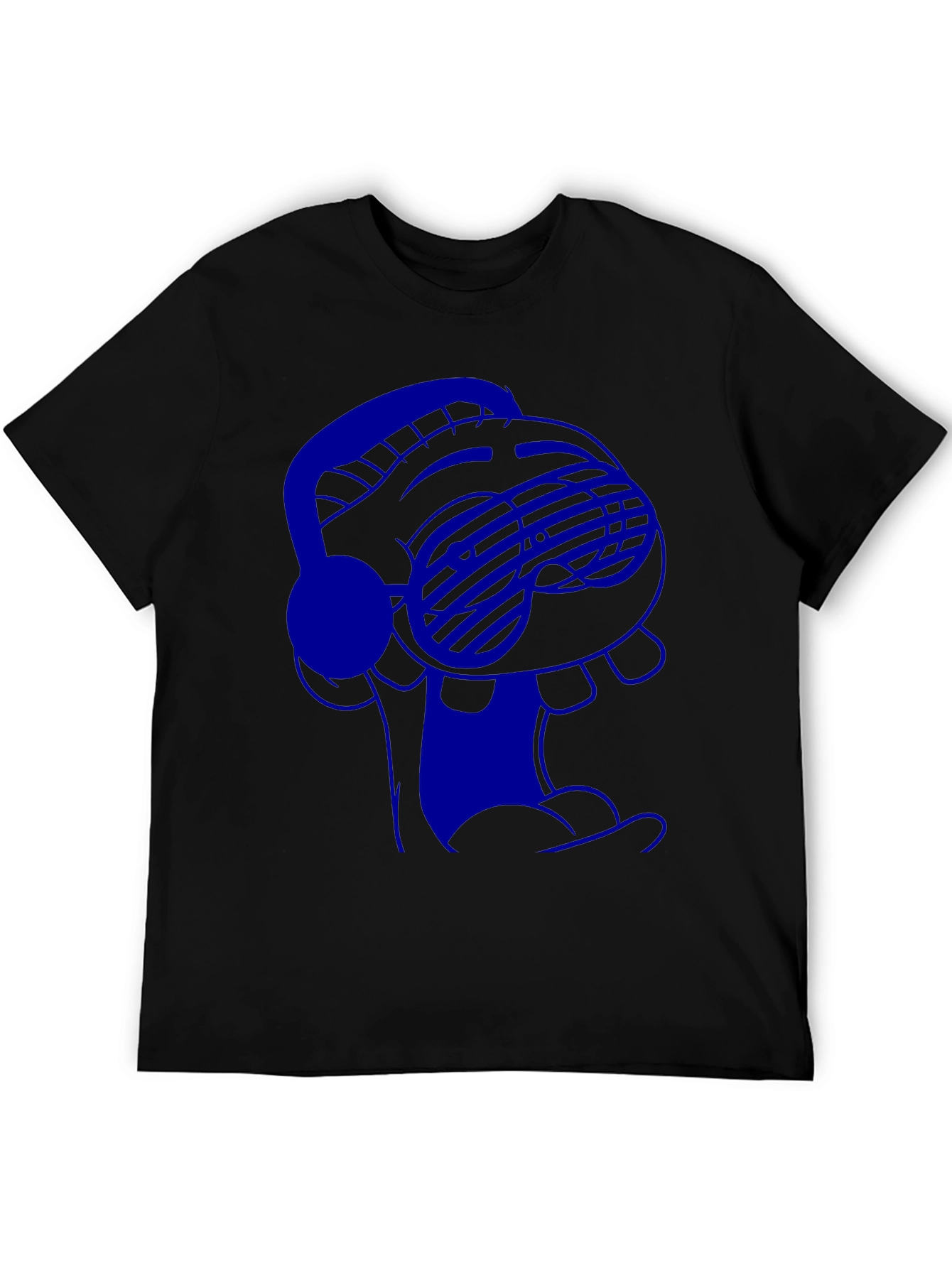 Cool Cartoon T-Shirt with Headphones and Sunglasses