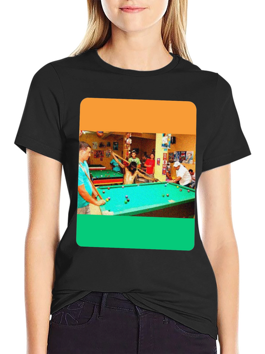 Billiard Jesus Graphic T-Shirt