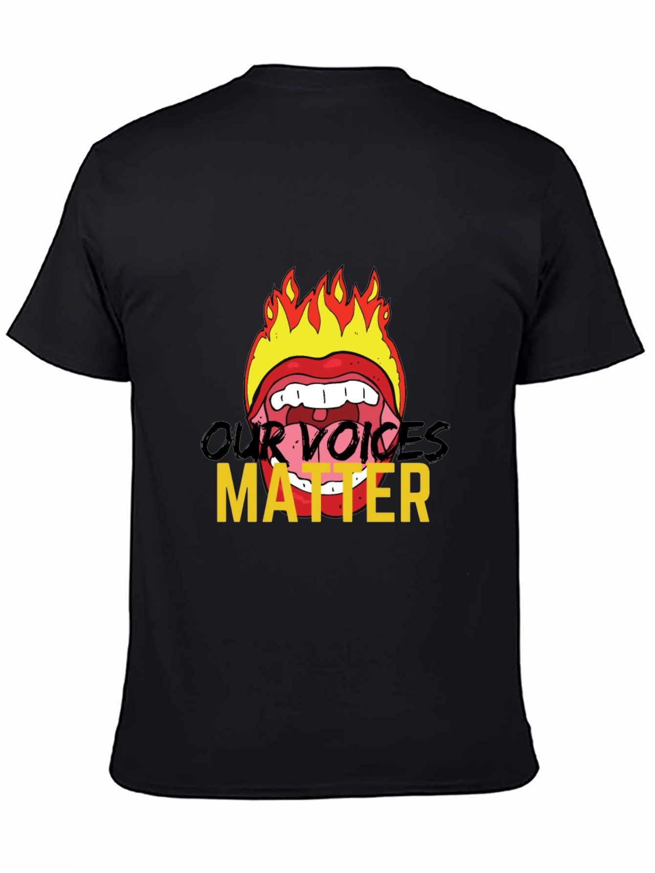 Fiery Voices Matter Graphic Tee