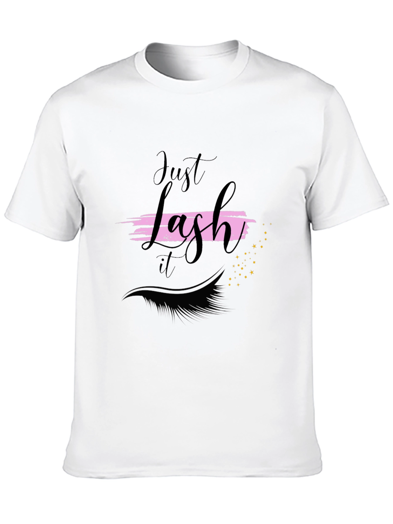 Just Lash It T-Shirt - Eyelash Graphic Tee