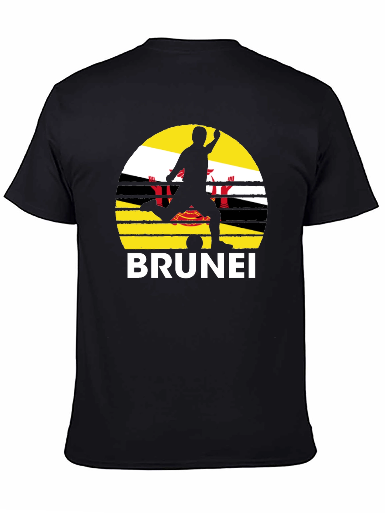 Brunei Soccer T-Shirt - Flag Graphic Tee