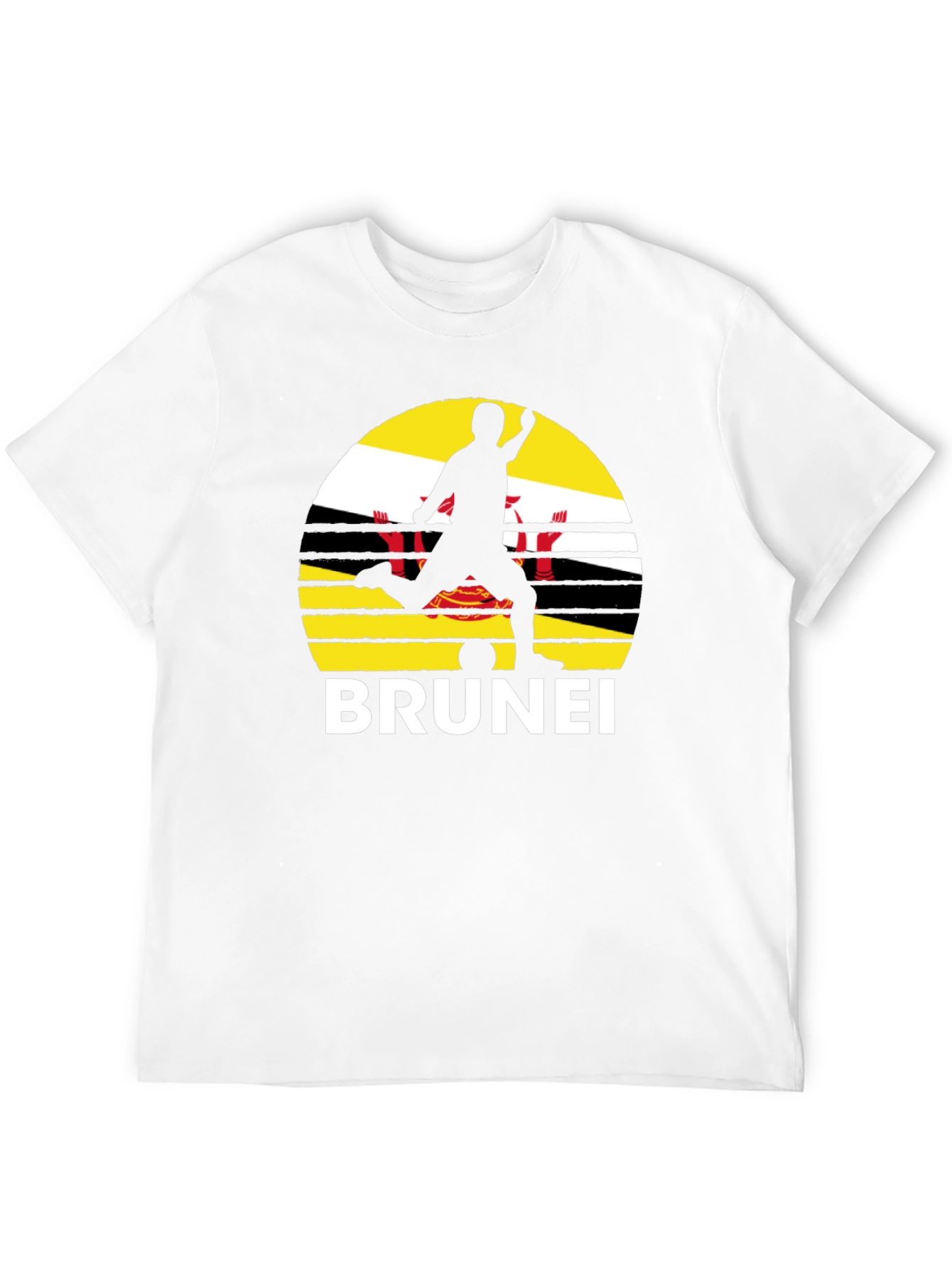 Brunei Soccer T-Shirt - Flag Graphic Tee