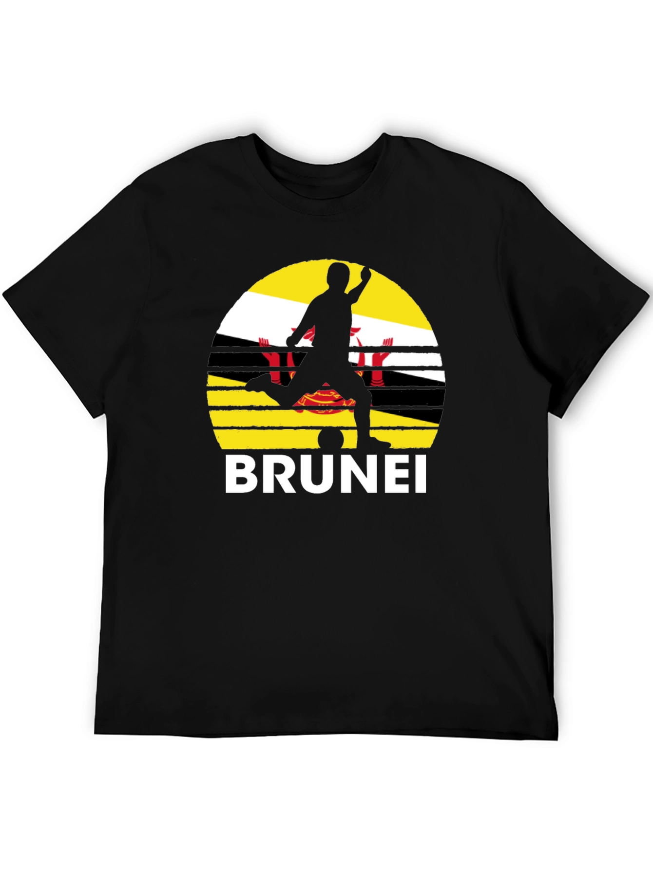 Brunei Soccer T-Shirt - Flag Graphic Tee