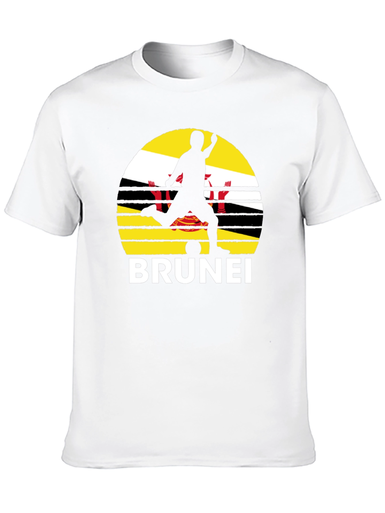 Brunei Soccer T-Shirt - Flag Graphic Tee