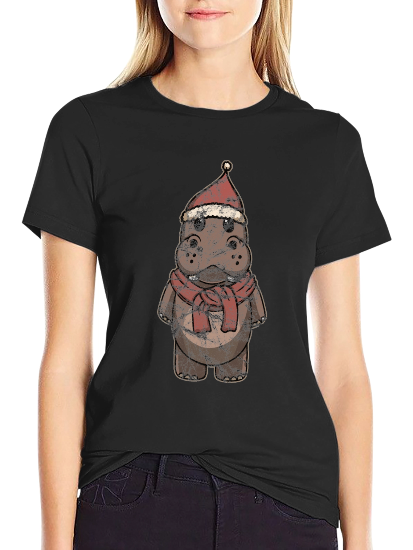 Festive Hippo T-Shirt