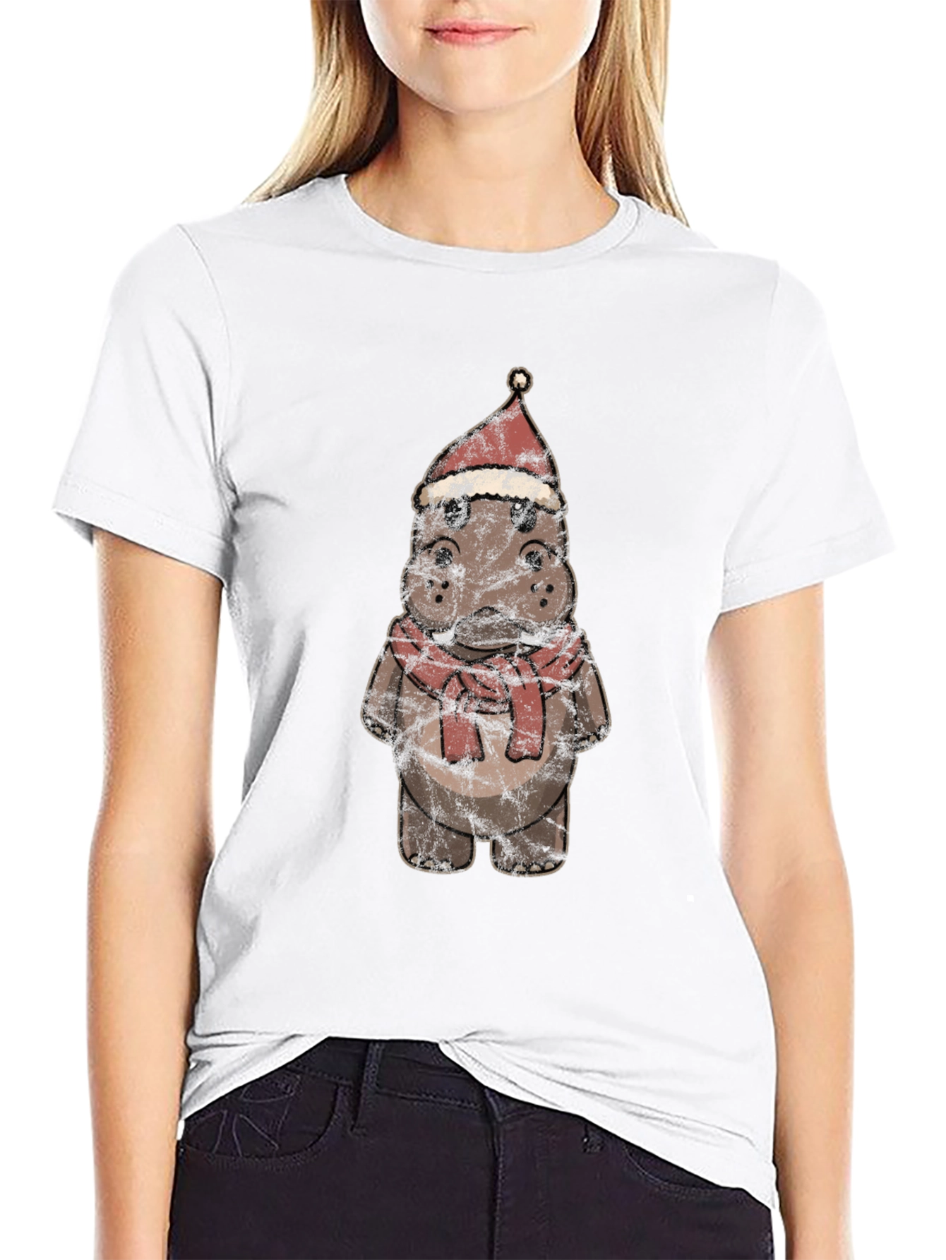 Festive Hippo T-Shirt