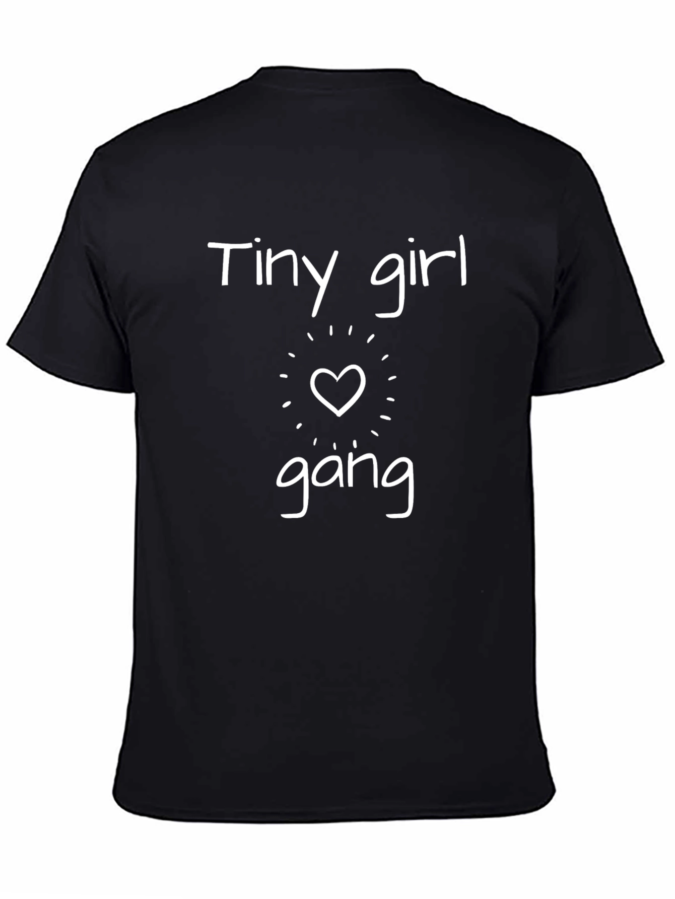 Tiny Girl Gang Graphic Tee - Black T-Shirt