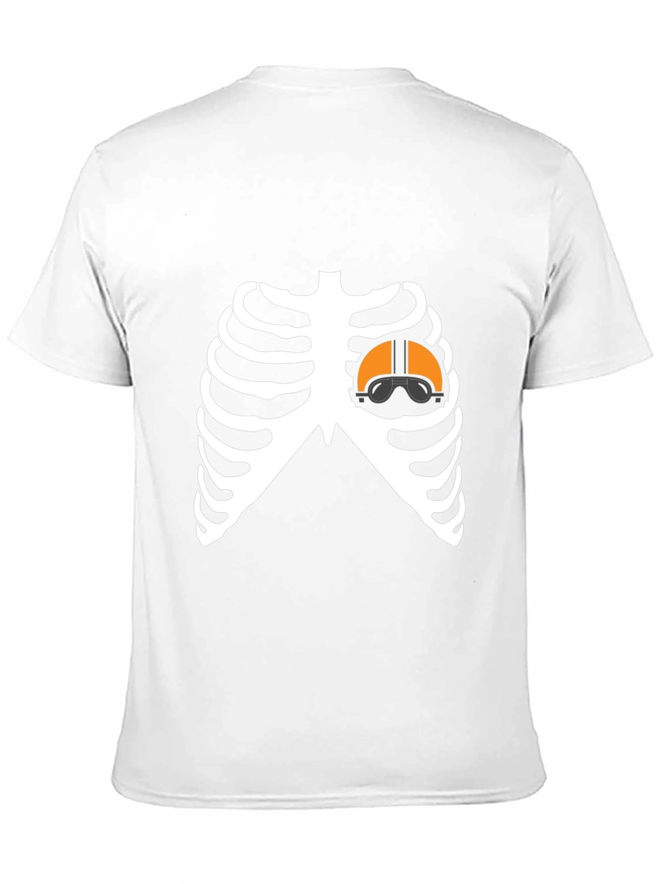 Pilot Heart Skeleton T-Shirt - Unique Halloween Costume Tee
