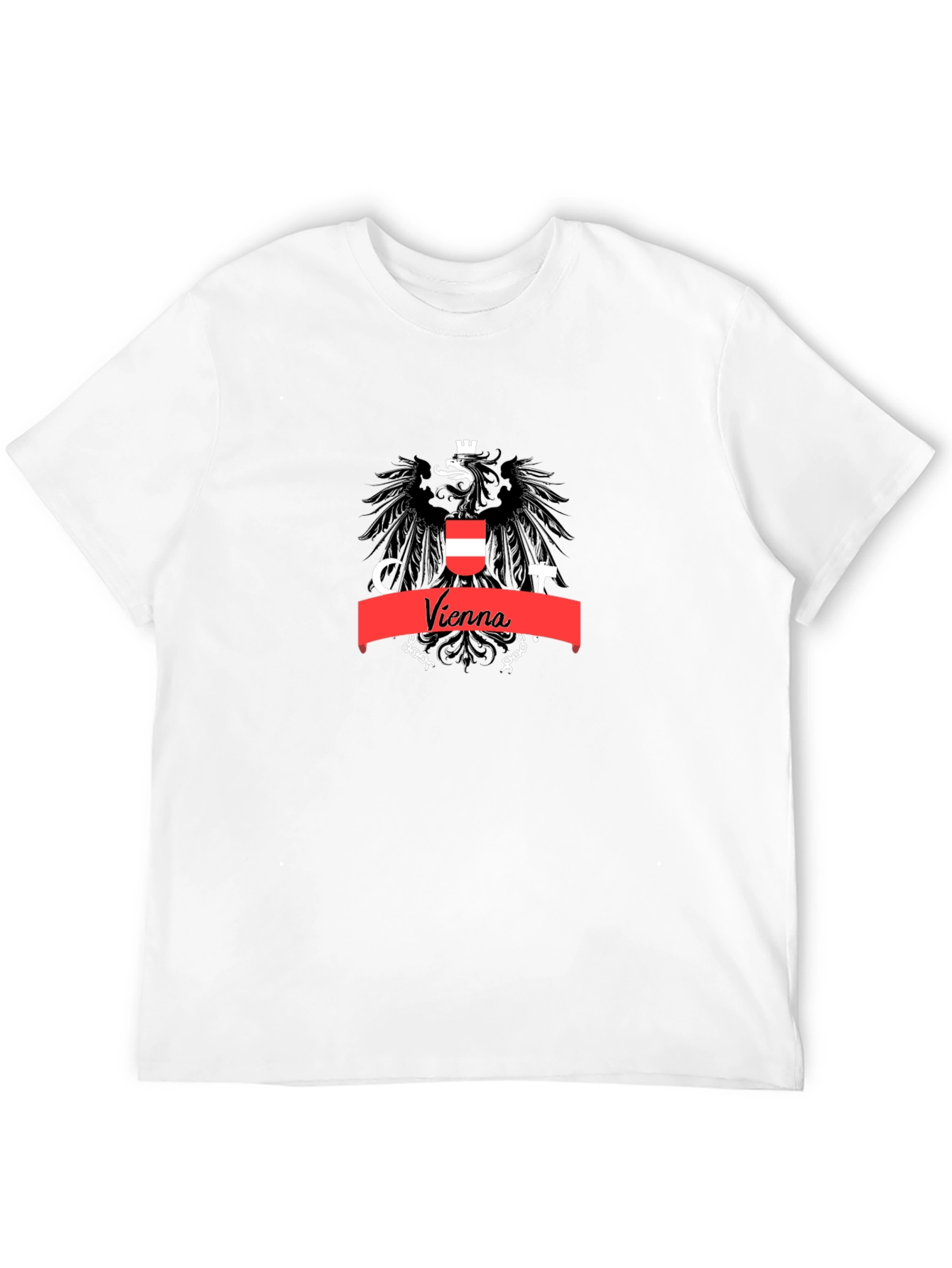 Vienna Austria Emblem T-Shirt Black