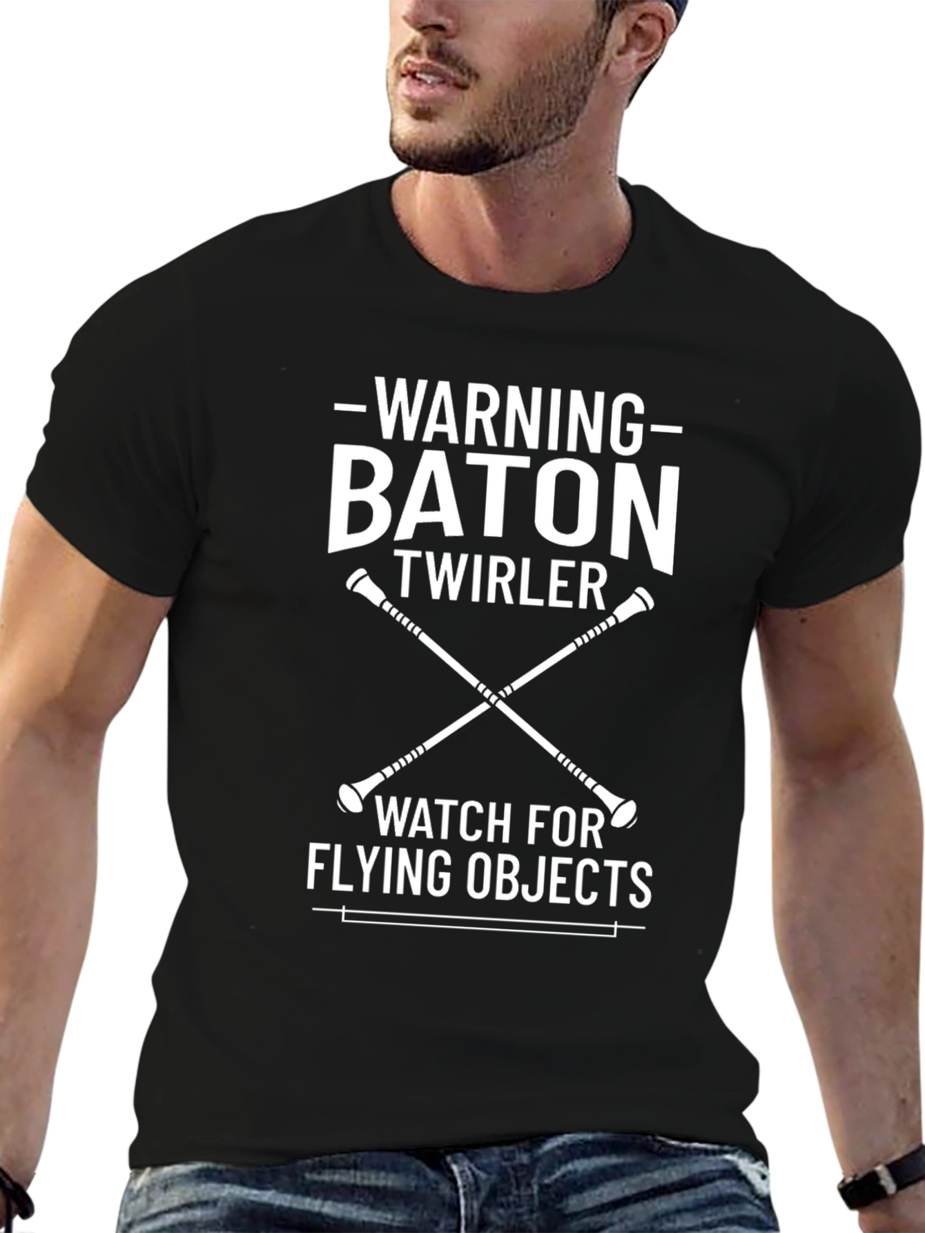 Baton Twirler Warning T-Shirt
