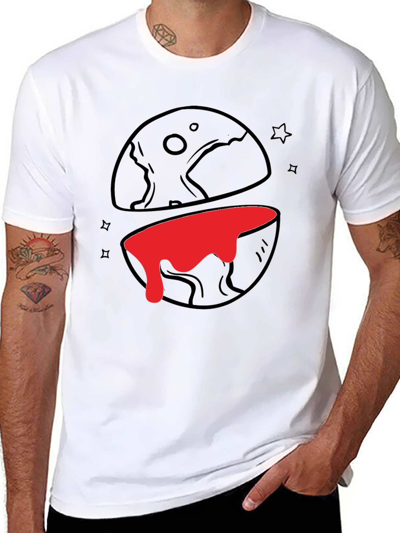 Melting Earth Graphic Tee