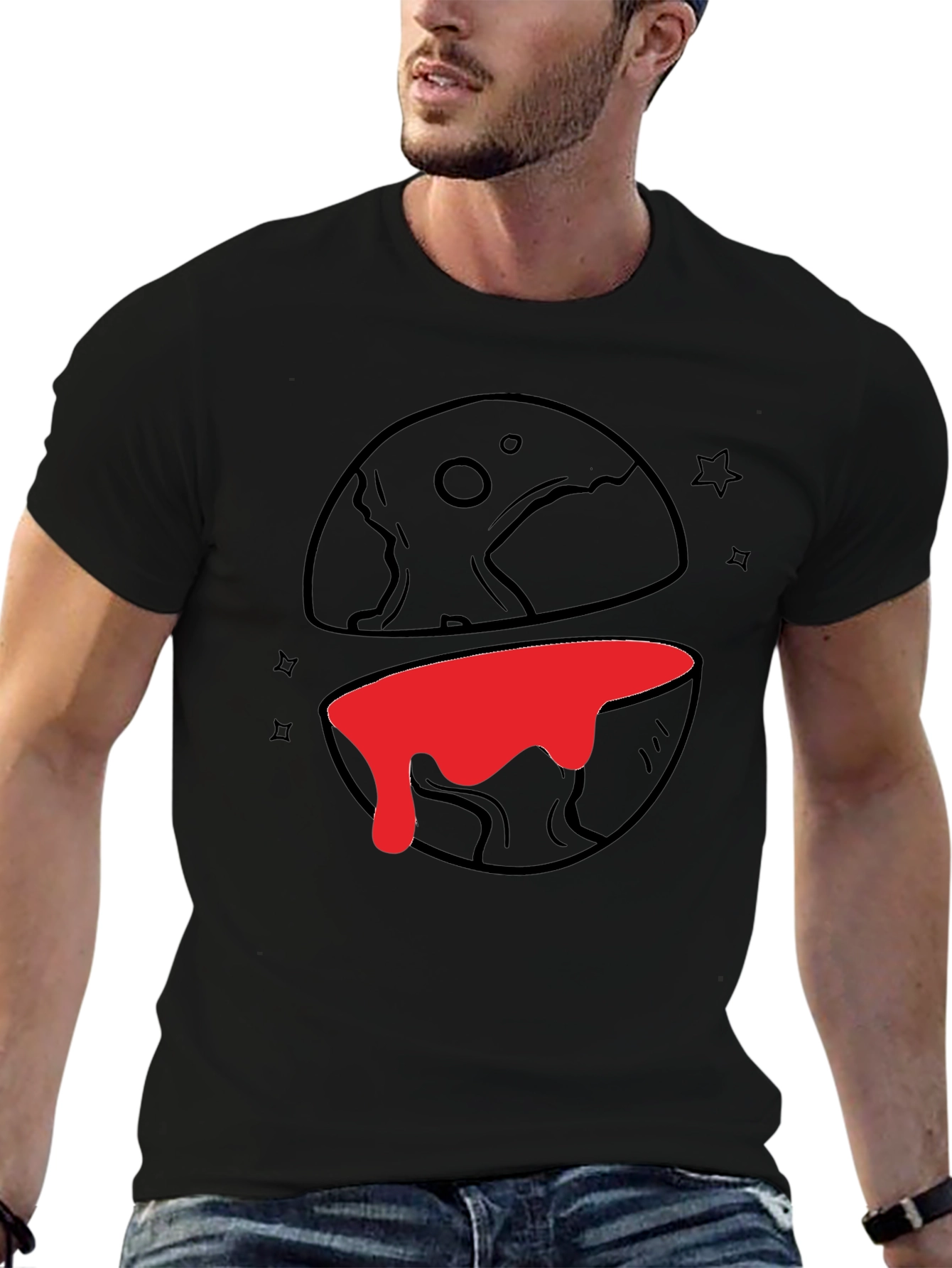 Melting Earth Graphic Tee