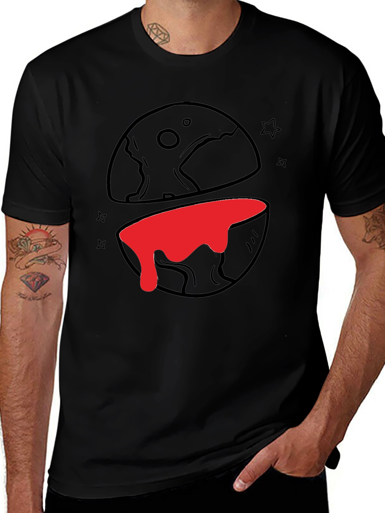 Melting Earth Graphic Tee