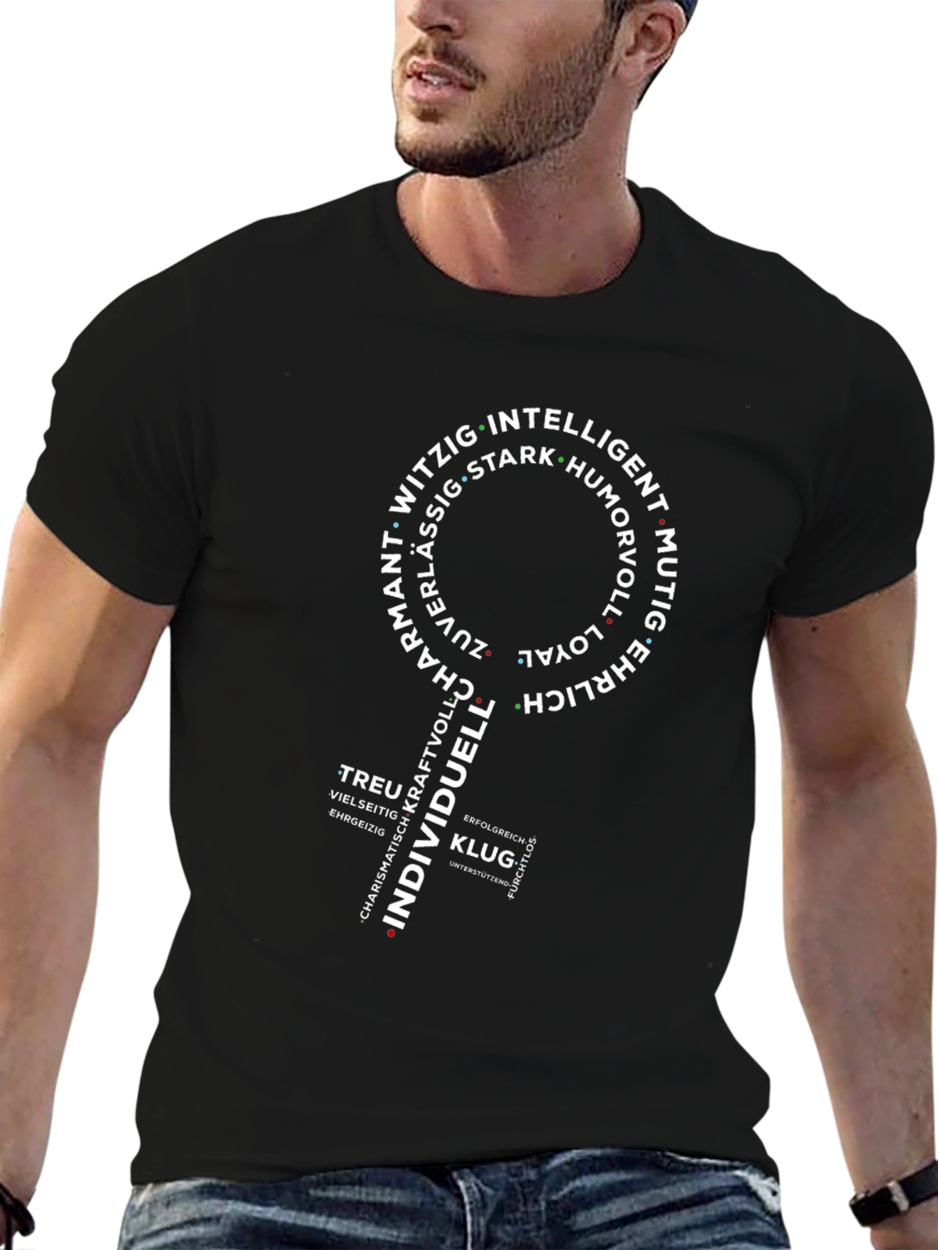 Empowering Individuality Tee - German Word Art