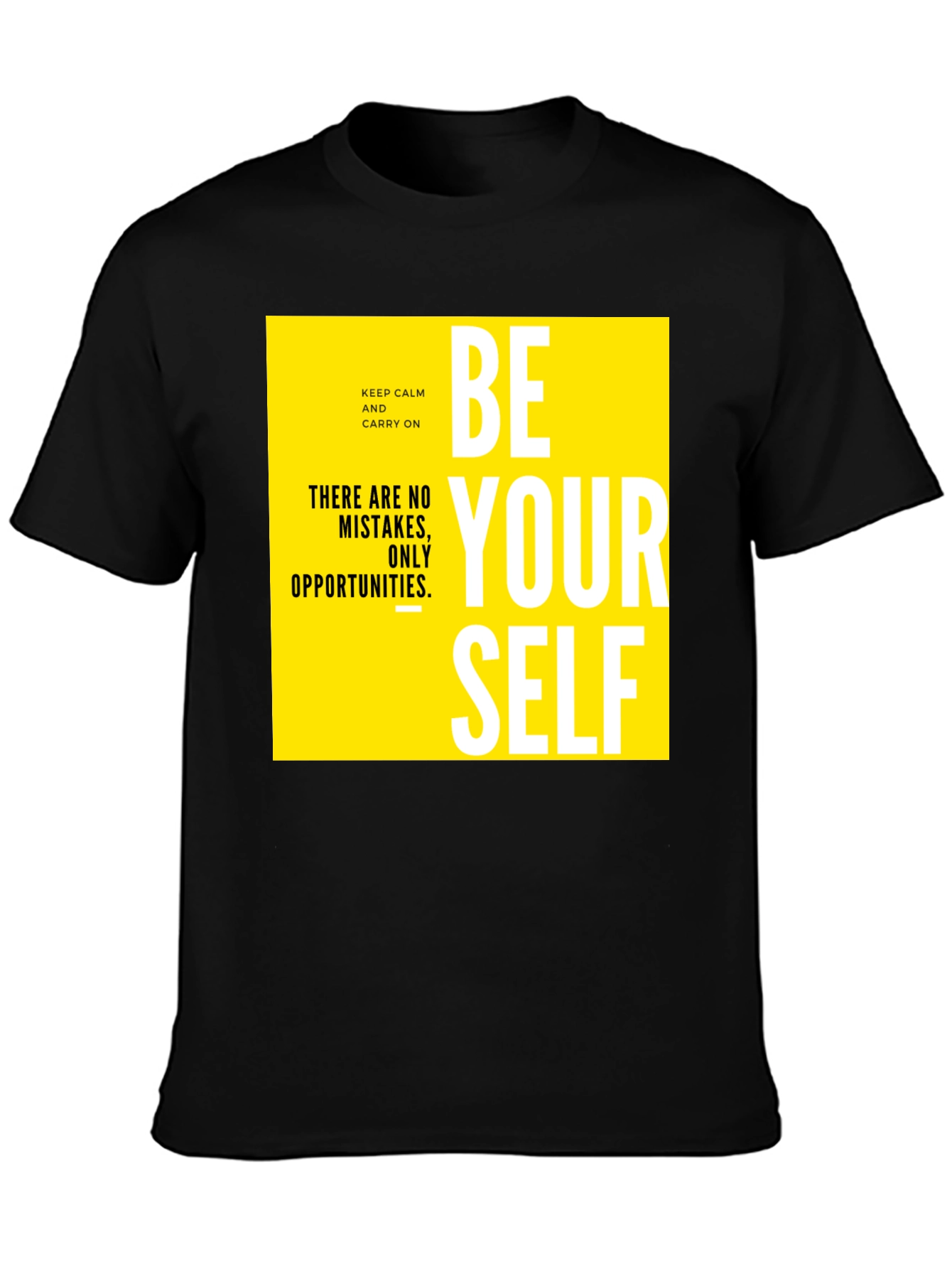 Motivational Be Yourself Graphic Tee