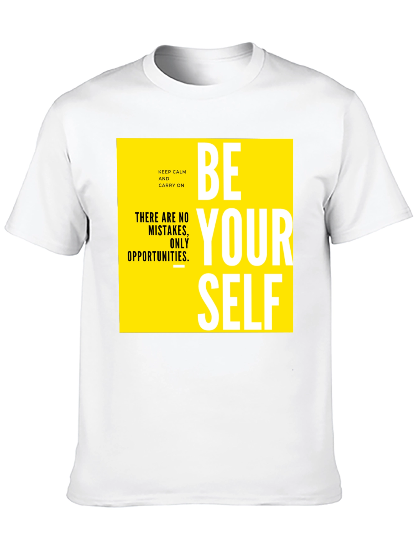 Motivational Be Yourself Graphic Tee