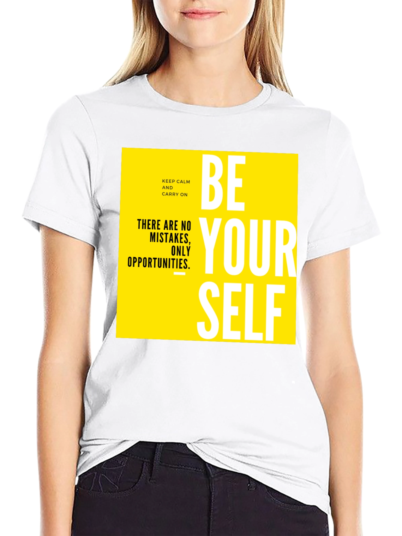 Motivational Be Yourself Graphic Tee