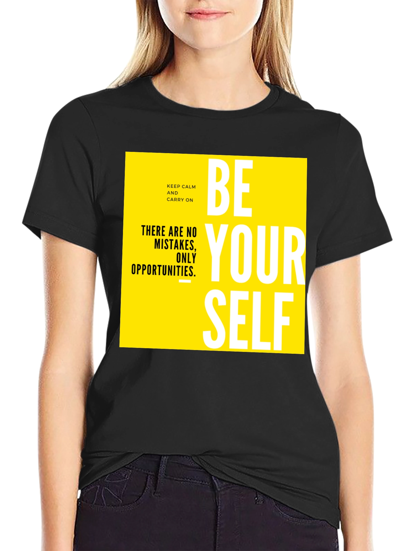Motivational Be Yourself Graphic Tee