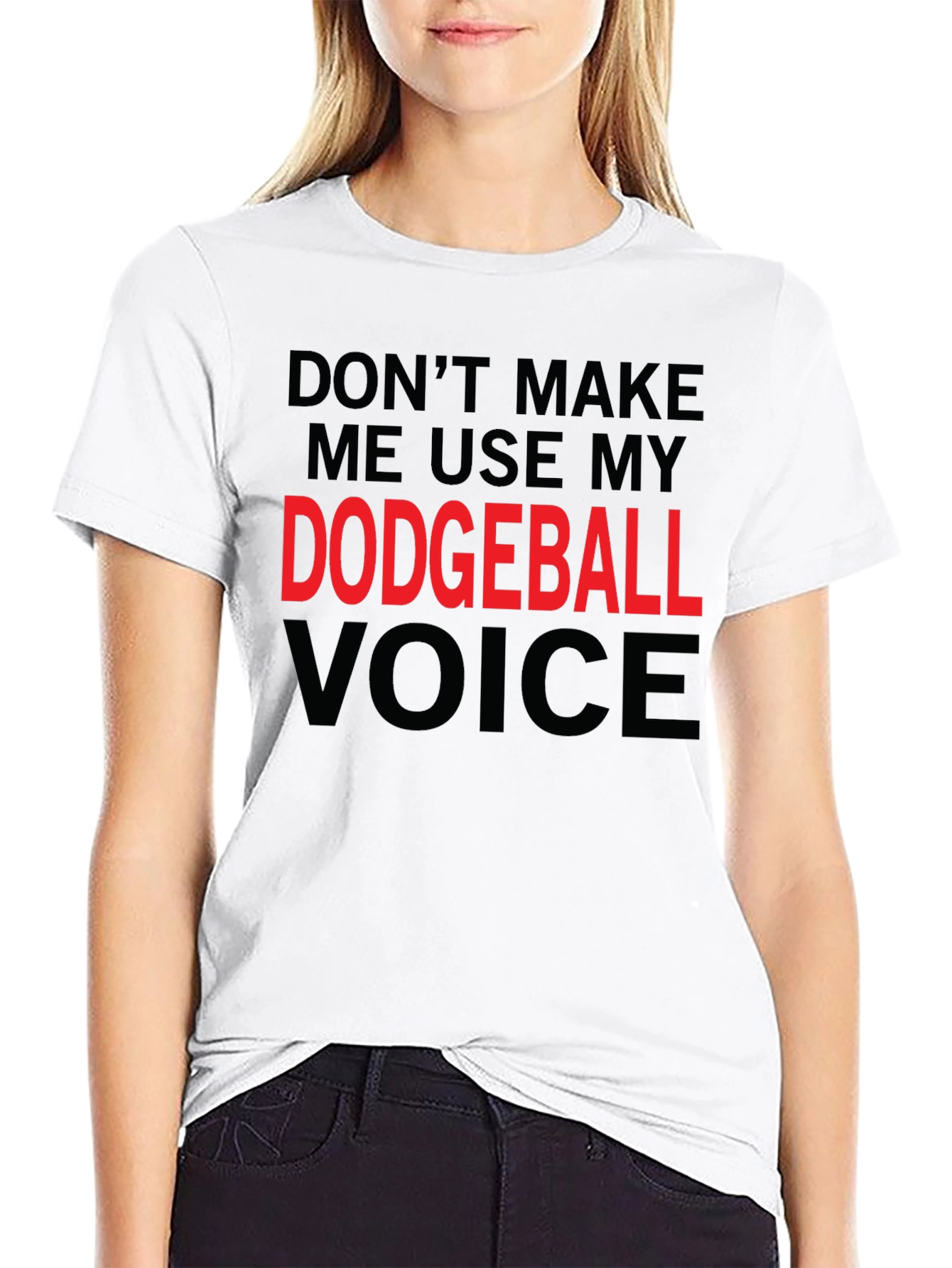 Dodgeball Voice T-Shirt - Funny Novelty Tee