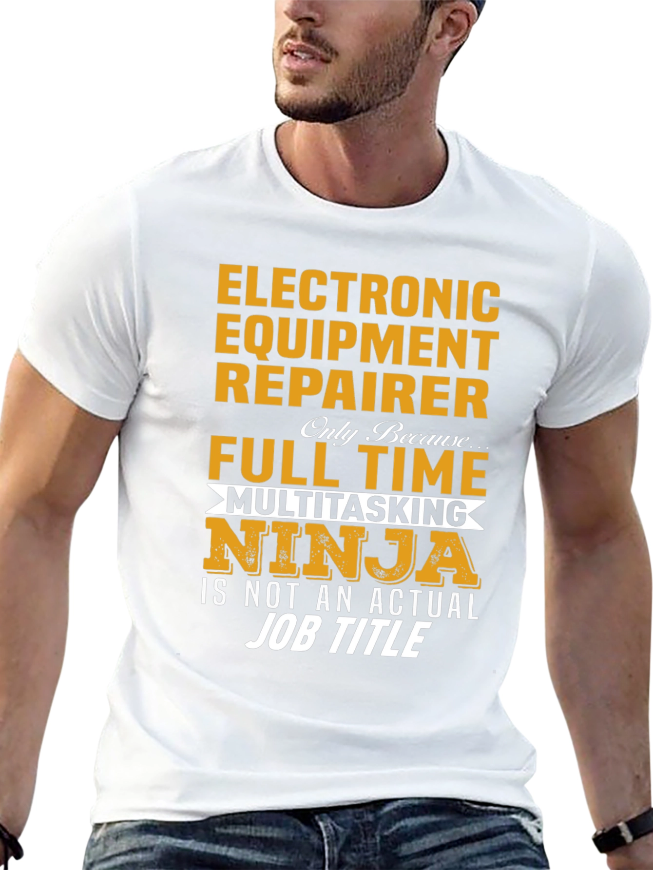 Electronic Equipment Repairer Multitasking Ninja T-Shirt