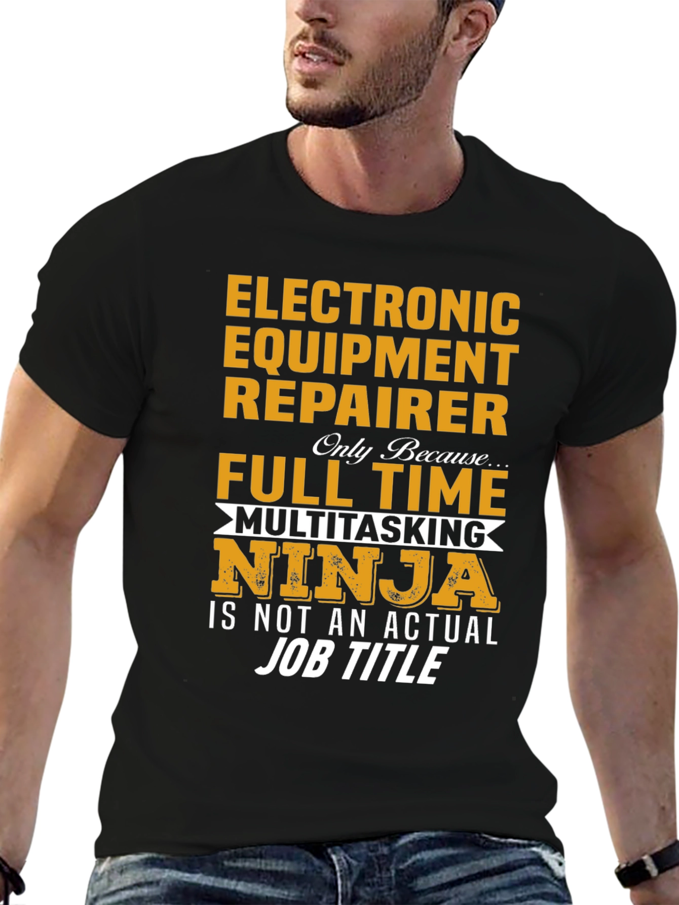 Electronic Equipment Repairer Multitasking Ninja T-Shirt