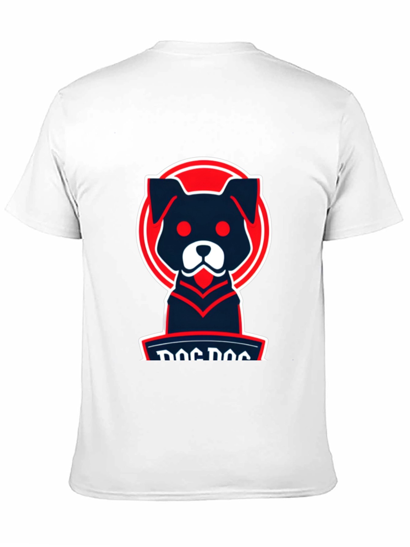 Dog Logo Graphic Tee - Cool Casual Style