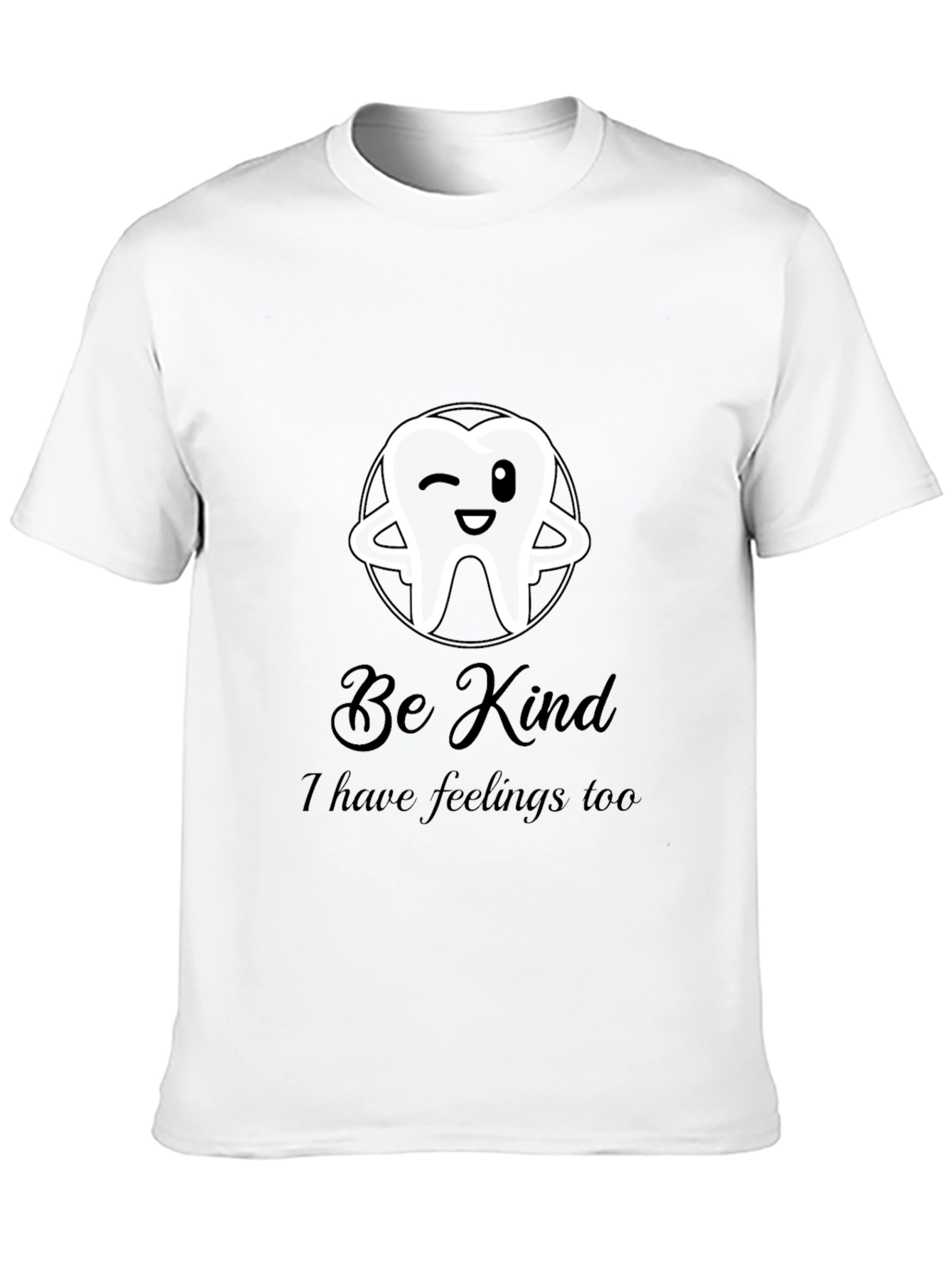 Be Kind Tooth Graphic T-Shirt - Soft Cotton Blend