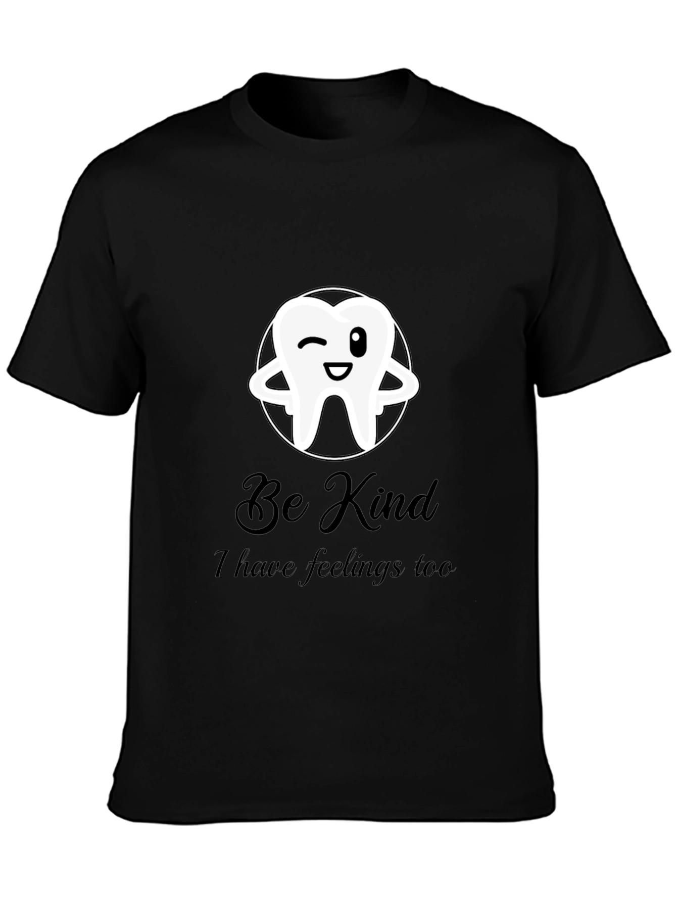 Be Kind Tooth Graphic T-Shirt - Soft Cotton Blend